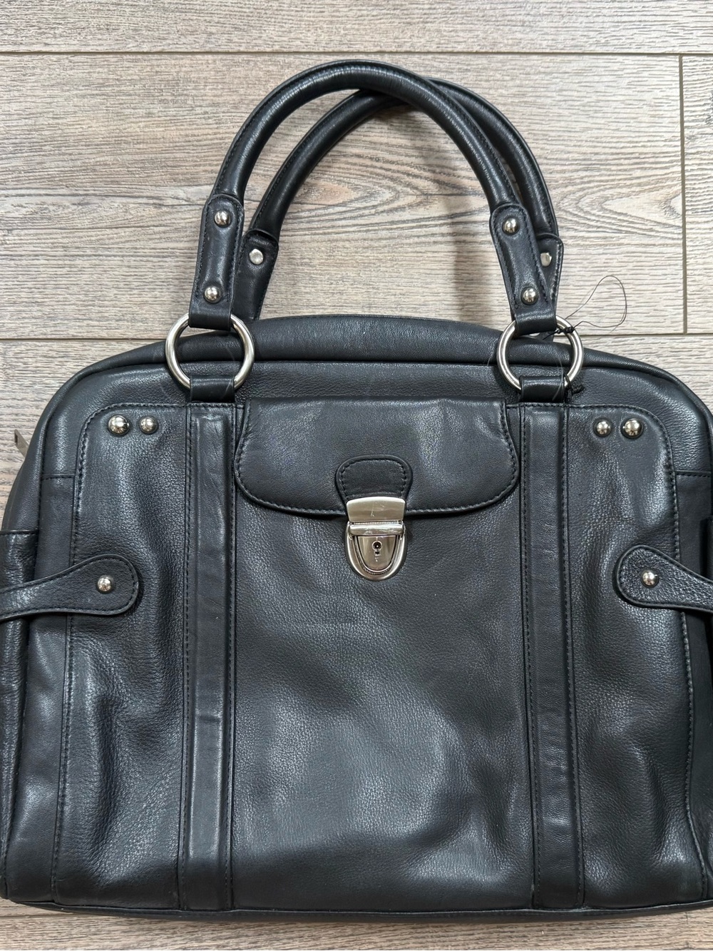 Danier LeatherBlack Leather Laptop Professional Carryall